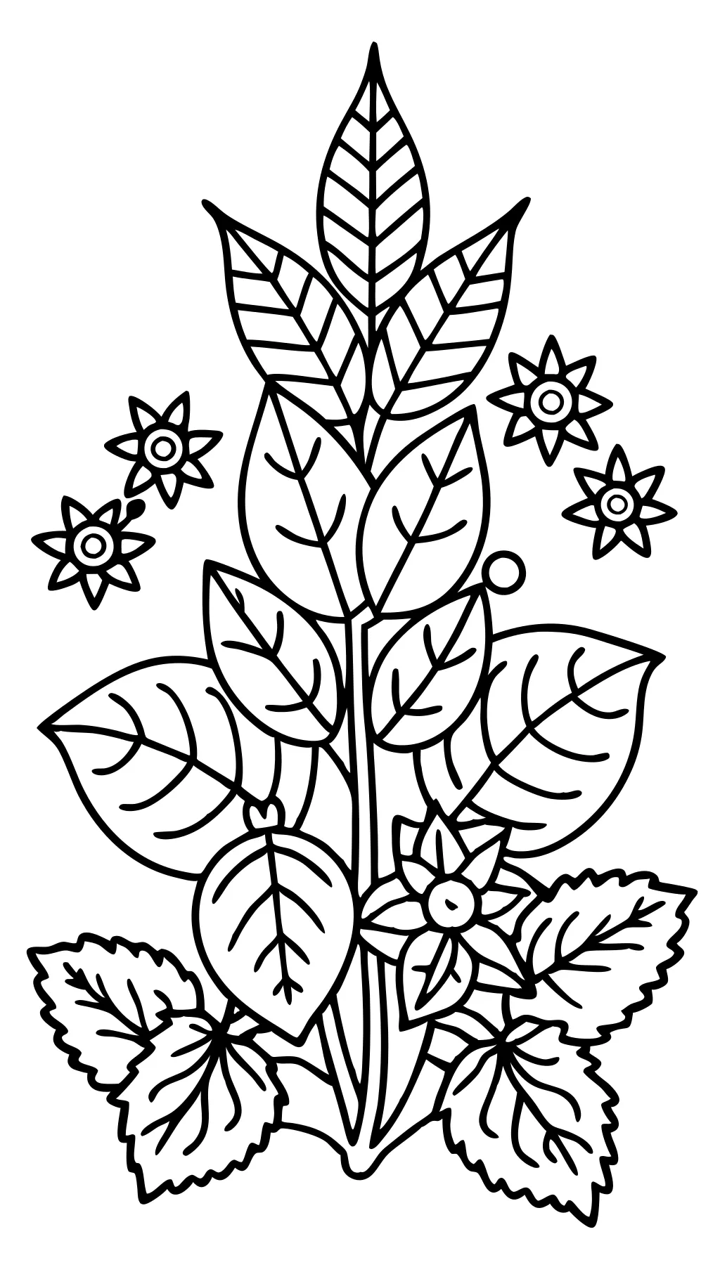 poison ivy coloring pages